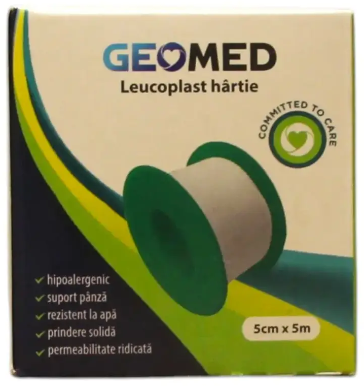 Geomed, Geomed, Leikoplasts, Papīra, 5 cm