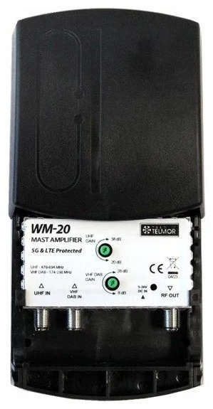 Masta pastiprinātājs Telmor WM-20 UHF VHF