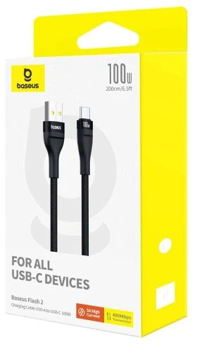 USB-A - Type-C datu kabelis Baseus