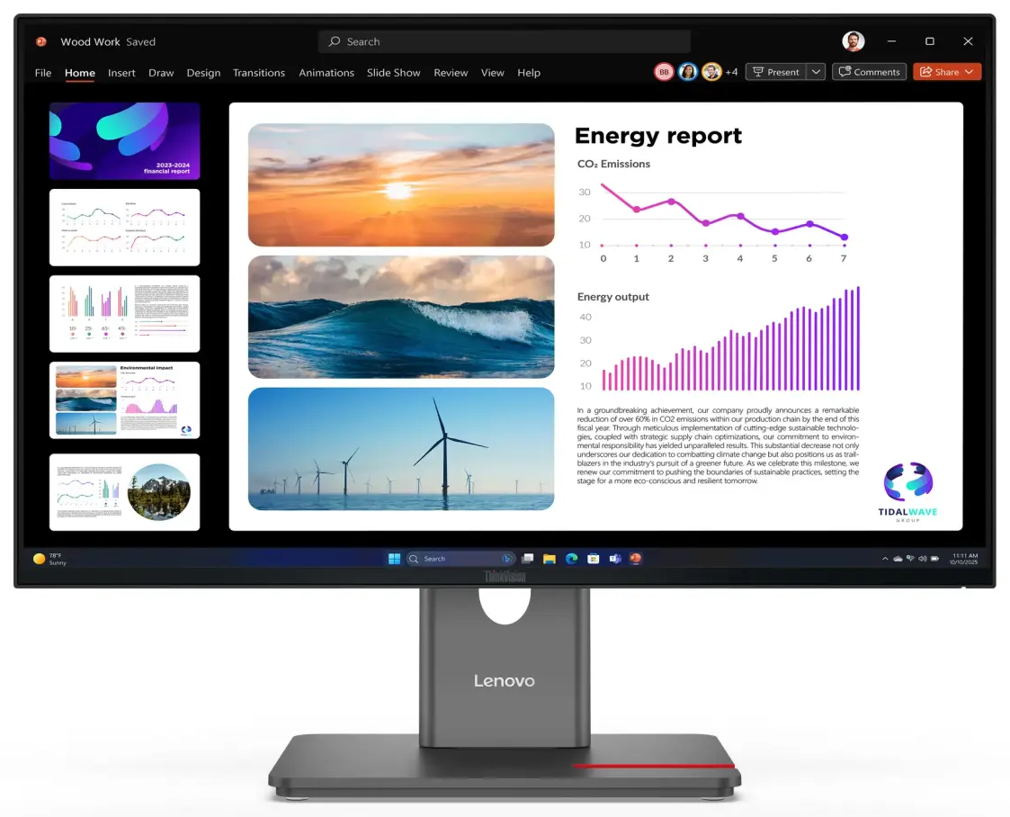 Lenovo ThinkVision P24Q-40 Monitor