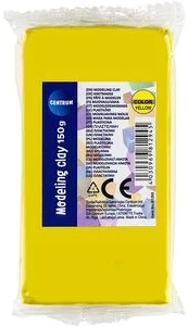 CENTRUM Plastilīns dzeltena kr. 150g