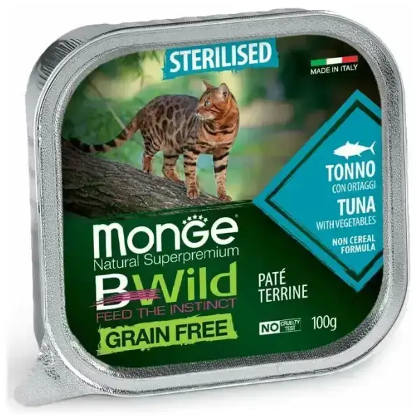 Monge Cat BWild Grain Free Sterilised