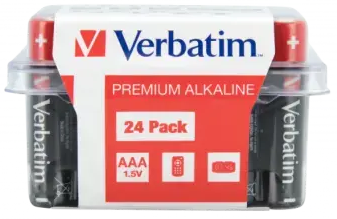 Baterijas Verbatim AAA Premium Alkaline 24-Pack
