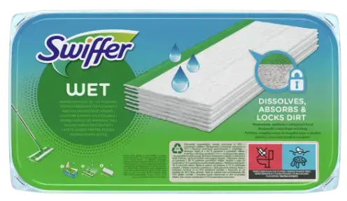 Swiffer Grīdas slotas Rezerve mitrā 10