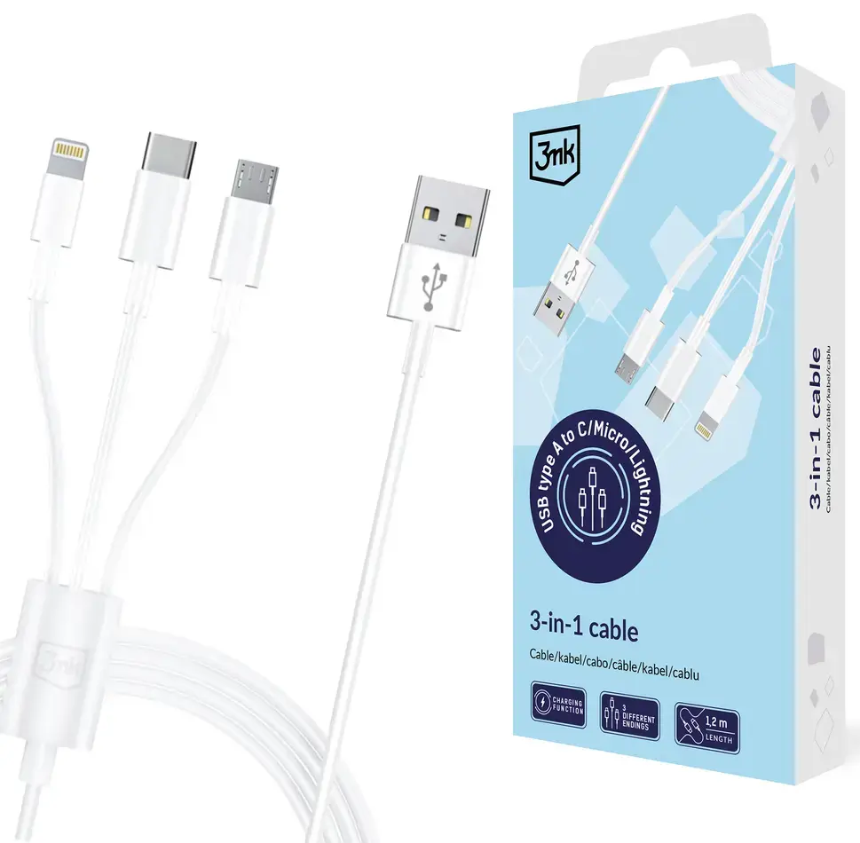 3mk Protection 3mk 3-in-1 datu pārraides
