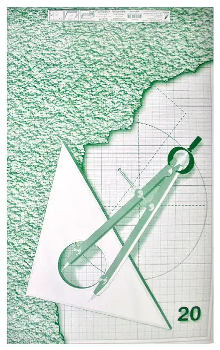 Graph paper pad Kreska A4, 20
