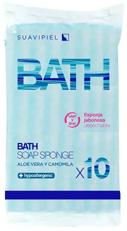 Suavipiel Esponja Desechable Impregnada 10Uds