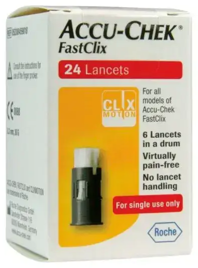 Accu-Chek Fastclix Lancetes 24U