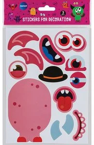 Decoration Stickers Set “Make Your Monster”