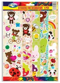 Decoration stickers "Cartoons" 265x75 mm