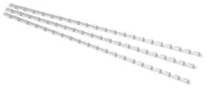 Spirāles plastmasas 8mm 45lp. FOROFIS 100gab. baltas