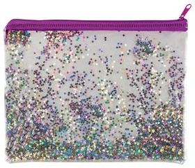 Папка на молнии A5 GLITTER 22x17cm
