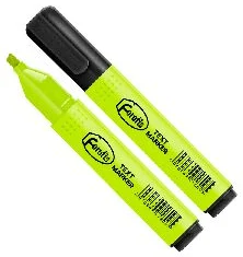 Text marker yellow chisel tip 1-4mm FOROFIS