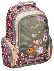 School bag "Love Valley" 46x31x13,5cm (polyester)