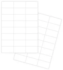 Self-adhesive white labels FOROFIS 70x37mm A4 100sh.