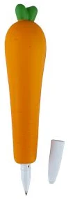 Ball pen “SQUISHI Carrot” blue ink 0.7mm assorted