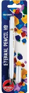 Pencil metall "Eternal" sharpened, w/eraser /blister card