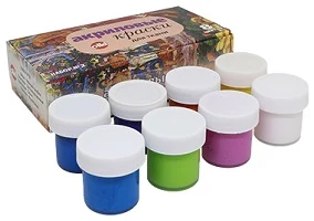 Fabric acrylic paints set OLKI 8x22ml (N 2)