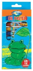 Oil pastel 12col. ZOO