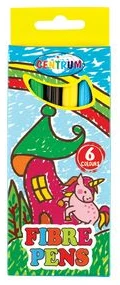Fibre pens "Magic Village" 6col.