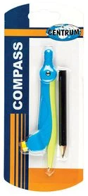 Compass plastic with HB pencil