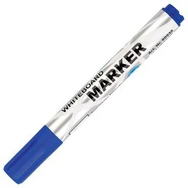 Whiteboard marker blue liquid ink, 2-5mm bullet tip