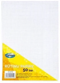 Rakstāmpapīrs A4 rūtiņu 50lp.
