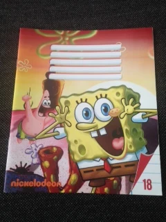 Тетрадь 18лист. в линейку "Sponge Bob"