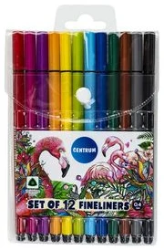 Set of 12colours pens FINELINER 0.7mm