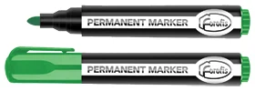 Marķieris permanents Mego 2-5mm zaļš ar apaІu uzgali FOROFIS