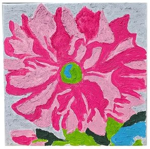 Kvarca smilšu tekstūras krāsošana pēc numuriem "Aster" 30x30cm