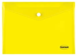 Envelope plastic A5 with button 0.16mm assorted PP