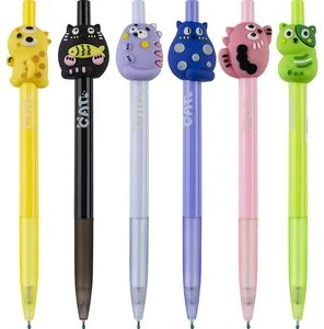 Ball pen retractable “Cat” blue ink 0.5mm