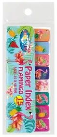 Papīra indeksi FLAMINGO 8gb.x15lp.