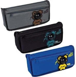 Pouch case "Play" 21x10x5,5cm assorted (polyester)