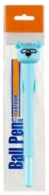 Ball pen "Teddy Bear" blue ink 0.7mm (assorted) OPP