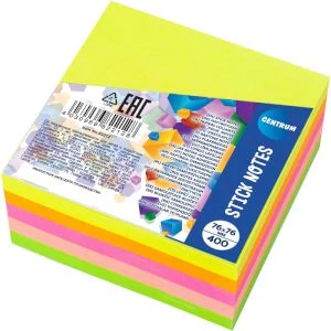 Līmlapiņas kubs 76*76mm 400lp.x5neon kr.