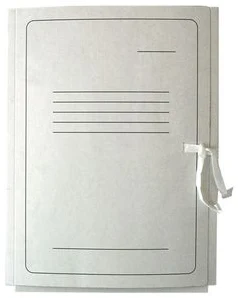 Envelope cardboard with string white
