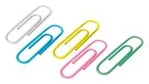 Paper clips 25mm FOROFIS colored round 500pcs /paper box