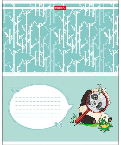 Notebook ruled 24sh. "Small Panda"