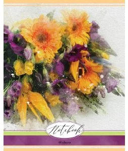 Klade rūtiņu 48lp. "Watercolor Colors" D