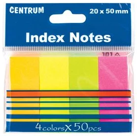 Papīra indeksi 4neon kr.x50lp.