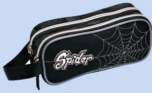 Pencil case double "Spider" 20.5x9.5x6cm (polyester)