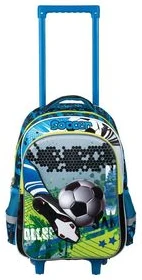 Bērnu mugursoma "Soccer" uz riteņiem 31x12x41cm