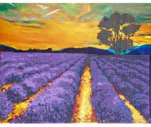 5D Diamond Mosaic KIT "Lavender Field" 40x50cm
