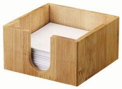Galda paliktnis papīra blokam Bambuss FOROFIS 10.8x10.8x5.8cm