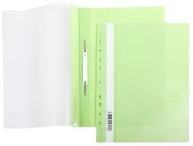 Clip file with perforation A4 0.14/0.18mm light green