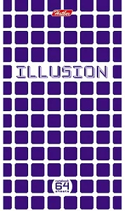Notebook A6 squared 64sh. glued pages "Illusion"
