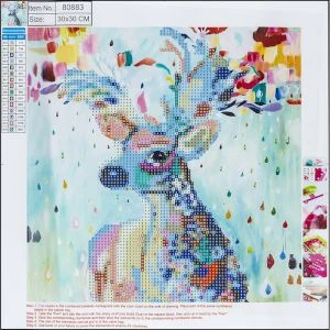 5D Diamond Mosaic KIT "Deer" 30x30cm