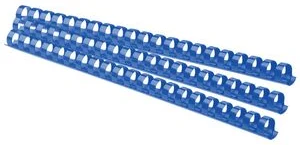 Spirāles plastmasas 16mm 145lp. FOROFIS 100gab. zilas